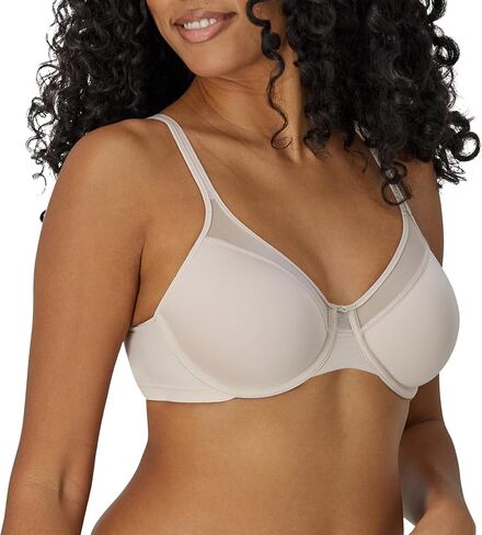 Bali Women's Underwire, One Smooth U Ultra Light T-Shirt, Convertible Bra, Wisteria Blue in Saudi Arabia