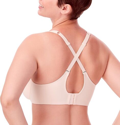 Bali Women's Underwire, One Smooth U Ultra Light T-Shirt, Convertible Bra, Wisteria Blue in Saudi Arabia