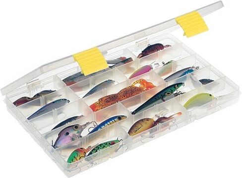 Plano Stowaway Box with Adjustable Dividers, Clear, 2361000, One Size in Saudi Arabia