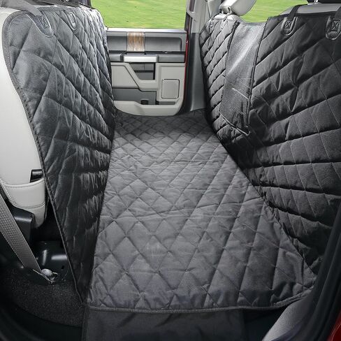 4Knines Dog Floor Hammock for Truck and Crew Cab - Waterproof Back Seat Pet Cover for Dogs - Rear Floor Cover Suitable for Ford F-150, GMC, Chevrolet, Toyota Full Size Trucks in Kuwait