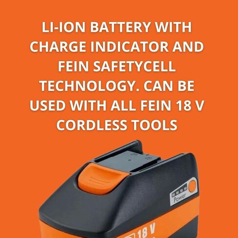 Fein Rechargeable Li-Ion Battery - 18 V, 3 Ah - 92604182020 in Saudi Arabia