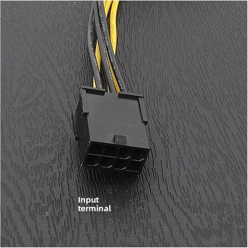 كبل القرص الصلب بطاقة الرسومات GPU PCIE 8Pin أنثى إلى 1 2 3 4 محرك أقراص ثابتة SATA 18AWG كابل إمدادات الطاقة 12V إلى كابلات IDE (SATA 1 T 2) in Kuwait