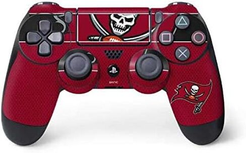 Skinit Decal Gaming Skin Compatible with PS4 Controller - Officially Licensed NFL Tampa Bay Buccaneers Large Logo Design in Saudi Arabia