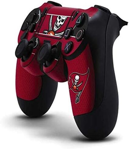 Skinit Decal Gaming Skin Compatible with PS4 Controller - Officially Licensed NFL Tampa Bay Buccaneers Large Logo Design in Saudi Arabia