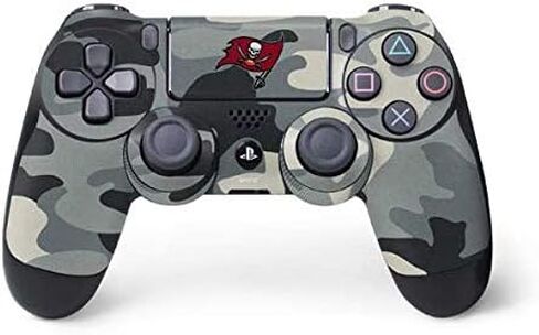 Skinit Decal Gaming Skin Compatible with PS4 Controller - Officially Licensed NFL Tampa Bay Buccaneers Large Logo Design in Saudi Arabia