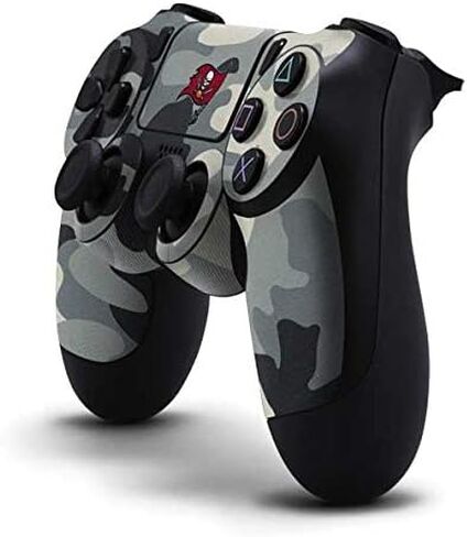 Skinit Decal Gaming Skin Compatible with PS4 Controller - Officially Licensed NFL Tampa Bay Buccaneers Large Logo Design in Saudi Arabia