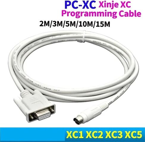PC-XC for PLC Programming Cable Support XC1 XC2 XC3 XC5 Series PLC PC-DVP Convert Cable in Saudi Arabia