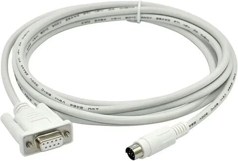 OP320-FX for MD204L OP320 OP320-A TG TH Touch Panel HMI Connect FX Series PLC Programming Cable MD204-FX(White Colour,2M) in Saudi Arabia