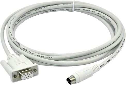 OP320-FX for MD204L OP320 OP320-A TG TH Touch Panel HMI Connect FX Series PLC Programming Cable MD204-FX(White Colour,2M) in Saudi Arabia