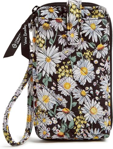 Vera Bradley Cotton Large Smartphone Wristlet with RFID Protection, Flamingo Garden in Saudi Arabia