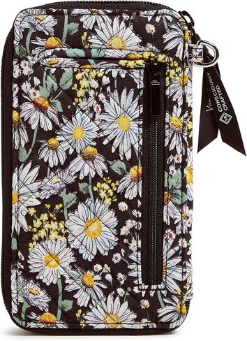 Vera Bradley Cotton Large Smartphone Wristlet with RFID Protection, Flamingo Garden in Saudi Arabia