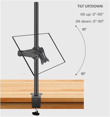 800mm DL-T902-180 Desktop Stand Full Motion 360 Degree Steel Monitor Holder 10"-27" Clamp Base Monitor Mount Arm Load 11kg(with clamp Base) in Saudi Arabia
