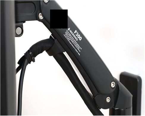 F300 F150 Gas Spring 24-35 Inch LED TV Wall Mount Monitor Holder Ergonomic Mount Arm Max. VESA 100 * 100mm Loading 3-12kgs(F300-Black) in Saudi Arabia