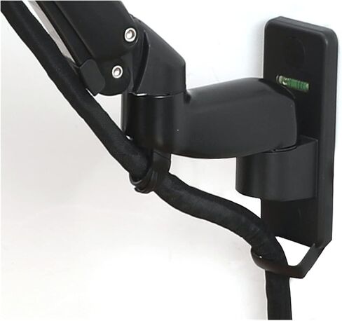 F300 F150 Gas Spring 24-35 Inch LED TV Wall Mount Monitor Holder Ergonomic Mount Arm Max. VESA 100 * 100mm Loading 3-12kgs(F300-Black) in Saudi Arabia