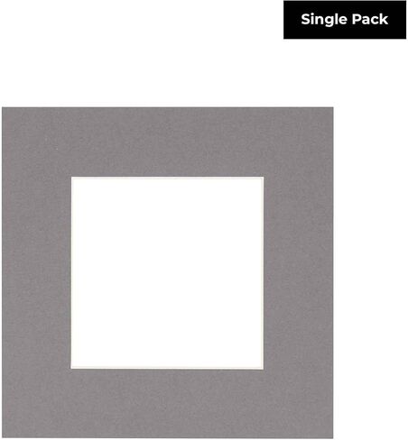 12x12 MAT لـ 20 × 20 إطارًا - PRECUT MAT Board Board White 12x12 Photo Matte مصنوع لتناسب إطار صورة 20x20 ، لوحة متميزة للصور العائلية ، ومجموعات العرض ، والفن ، وتأطير الصور ، وحزمة 10 حصير in Saudi Arabia