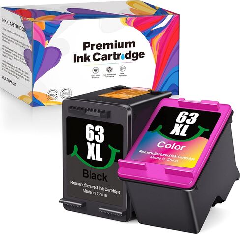 65XL Ink Cartridges Combo Pack Replacement for HP 65 Ink 65XL High Yield Work with DeskJet 3772 3755 3722 3752 3700 2600, Envy 5055 5000 5070 5052 5014 Printer(1 Black, 1 Tri-Color) in Saudi Arabia