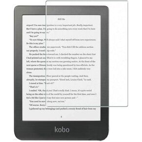 2 Pack Tempered Glass Screen Protector Transparent Compatible for Kobo Nia 2020, Aura Edition 2, Clara HD