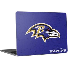 Skinit Decal Laptop Skin Compatible with MacBook Air 13in M4 (2025) - Officially Licensed Liquid Blue NFL Baltimore Ravens Running Back Design