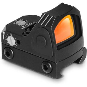 RMR Red Dot Sight, Tactical 20mm Red Dot Sight 3.25MOA Pistol Scope Adjustable Brightness for Glock Mount,Rail Mount Shunting Red Dot Adjustable-Brightness Scope for Pistol Handgun
