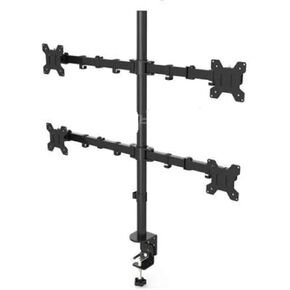 Desktop Clamping Full Motion 360 Degree 3-4-6 Monitors Holder 10"-27" LCD LED Monitor Mount Arm Loading 9.9kgs Each Head(4 Monitor Holder)