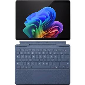 Microsoft Surface Pro Copilot+ PC Touchscreen 13" LCD Snapdragon X Plus Processor 16GB RAM 256GB SSD (11th Edition) Platinum & Surface Pro Keyboard (Keyboard with Pen, Sapphire)