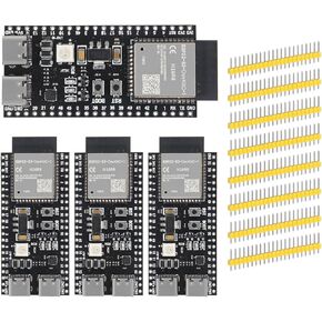 4 قطع ESP32-S3-DevKitC-1-N16R8 ESP32-S3 لوحة تطوير واي فاي + وحدة بلوتوث MCU تدمج وظائف واي فاي كاملة وBLE لاردوينو