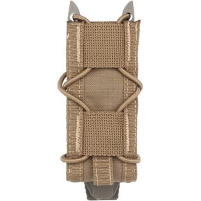 Tactical Magazine Pouch 9mm Pistol Single Mag Bag Molle Flashlight Pouch Torch Holder Hunting Knife Holster Shooting Airsoft