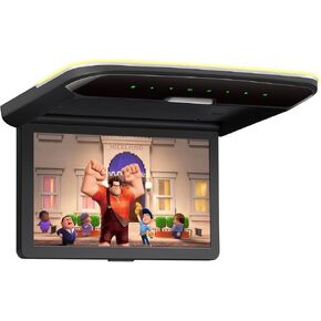 XTRONS 10.2 Inch Car Overhead Player 1280 * 720 IPS Screen Car Roof Mounted Flip Down Car TV Support HDMI, USB, AV Input (No DVD Drive)