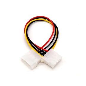 5pcs IDE 4 Pin Molex Female to 4 Pin Female Power Extension Connector Cable IDE 4 Pin Female to Female Cable 30cm