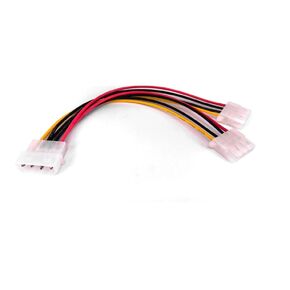 4Pin Molex Power Supply Extension Cable Male 1 to 2 Female Ports Power Cable IDE Power Port Multiplier D Plug Y Splitter