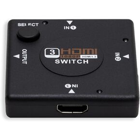 1 Input to 4 Output - 4 Ports HDMI Powered Splitter Ver 1.3 Certified for Full HD 1080P and 3D Support One Input to Four Outputs Deep Color Audio Real HDMI