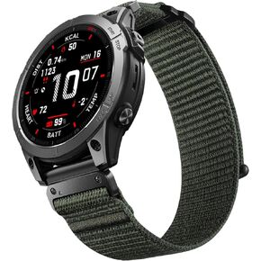 متوافق مع نطاقات مراقبة غريزة Garmin - لـ Garmin Fenix ​​E/8/7/7 Pro/6/6 Pro/5/5 Plus/Grongsist 3 2/Forerunner 965/955/945/935/745/النهج S70 47mm/S62/S60/Epix 2 Pro 47m/Quatix 7/6/5