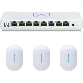 PRO WiFi Access Point Bundle 3 | 6.3 Gbps WiFi | Real-Time Stats | Seamless Roaming | PoE+ | Content Filtering | 4096 QAM | 4x4 MU-MIMO Antennas for Extended Range