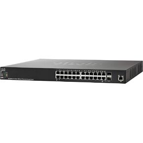Cisco SG550XG-24T Stackable Managed Switch, 22 Ports 10 Gigabit Ethernet (GbE), 2 x 10G Combo SFP+, L3 Dynamic Routing, Limited Lifetime Protection (SG550XG-24T-K9-NA)