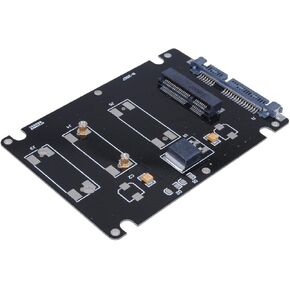 mini pci-e msata ssd إلى 2.5 بوصة محول حاوية علبة القرص الصلب SATA مع أجزاء من مسامير التثبيت
