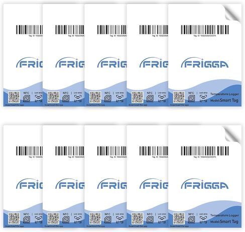 العلامة الذكية Frigga مسجل درجة الحرارة في الوقت الفعلي تقريبًا للاستخدام الفردي التحكم الذكي في التطبيقات للوجستيات سلسلة التبريد الصيدلية دقة عالية مع تقرير PDF in Saudi Arabia