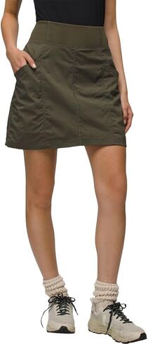 prAna Koen Skort Grey Blue MD (Women's 8-10) in Saudi Arabia