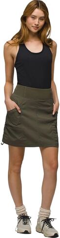 prAna Koen Skort Grey Blue MD (Women's 8-10) in Saudi Arabia
