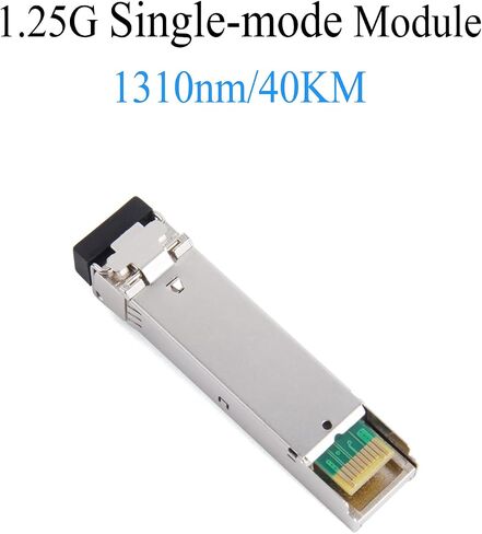 1000M Gigabit Fiber SFP MODULE MODULE STROSEIVER MODULAL - وضع واحد ، 1.25G ، 1310NM/1550NM ، 2 × LC موصل مناسب لمفتاح Ethernet (1 ، 40 كم) in Kuwait