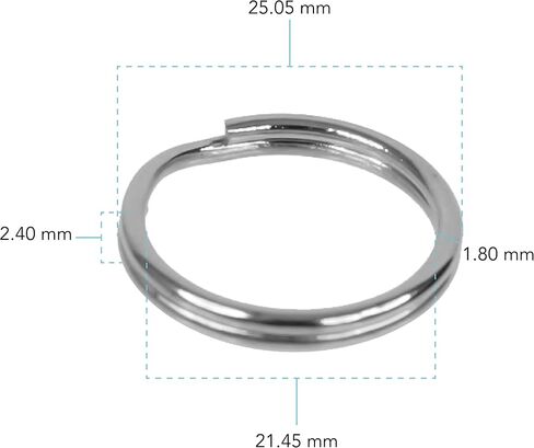 Foto&Tech Stainless Steel Big Round Lug Ring Camera Strap Split Ring for Medium Cameras (10 pcs, Original) in Saudi Arabia