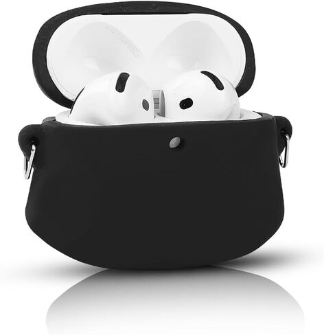 Compatible with Airpods 4 Generation Cute 3D Cartoon Funny Case Cover with Cleaner Kit ﻿ (Chocolate Sauce) in Saudi Arabia