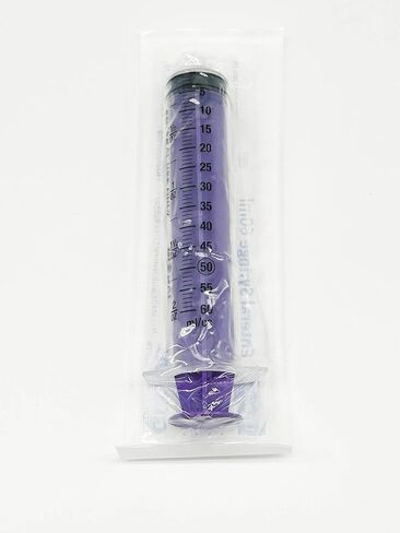 UltraFlo 60cc Enteral Feeding Syringes by Global Medical Products - ENFit & ISO 80369-3 Certified, BPA/DEHP/Latex-Free, Transparent Barrel (60CC, QTY 3) in Saudi Arabia