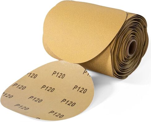 100 PCS 6 Inch PSA Sanding Discs 400 Grit Adhesive Backed Sandpaper Roll Sticky-Back Sandpaper for DA Sander Self Stick Aluminum Oxide Round Automotive Sandpaper with Sticky Back in Saudi Arabia