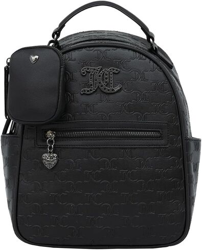 Winicicy Couture Women's All About Bling Backpack ، حقيبة ذات أحزمة خلفية قابلة للتعديل ، وأزياء تصميم أنيقة ، وماس وردي ، وحجم واحد in Saudi Arabia