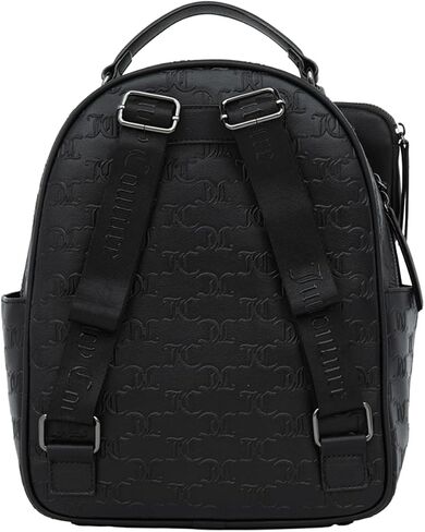 Winicicy Couture Women's All About Bling Backpack ، حقيبة ذات أحزمة خلفية قابلة للتعديل ، وأزياء تصميم أنيقة ، وماس وردي ، وحجم واحد in Saudi Arabia