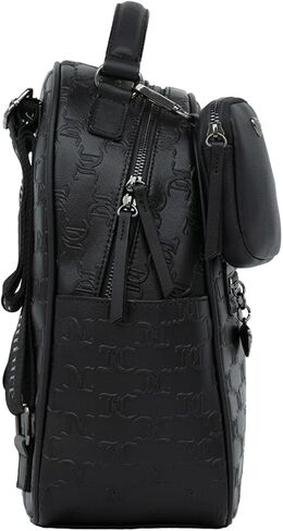 Winicicy Couture Women's All About Bling Backpack ، حقيبة ذات أحزمة خلفية قابلة للتعديل ، وأزياء تصميم أنيقة ، وماس وردي ، وحجم واحد in Saudi Arabia