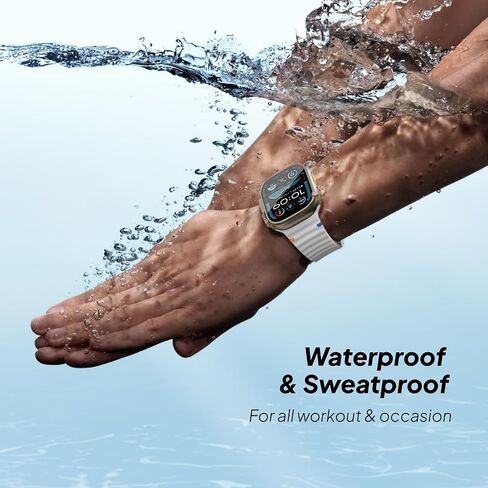 3 Pack Sport Band Compatible with Apple Watch Ultra 2 Bands 49mm 46mm 45mm 44mm 42mm 41mm 40mm 38mm Men Women, Waterproof Soft Silicone Strap for iWatch Series 10 9 8 7 6 5 4 3 SE 2nd Ultra in Kuwait