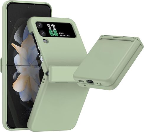 Designed for Z Flip 4/3 Case with Hinge Protection Full Cover Shockproof Slim Protection for Samsung Galaxy Z Flip 4/3 (Black) in Saudi Arabia