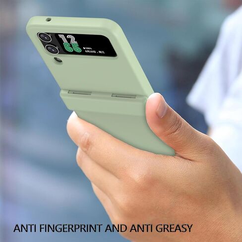 Designed for Z Flip 4/3 Case with Hinge Protection Full Cover Shockproof Slim Protection for Samsung Galaxy Z Flip 4/3 (Black) in Saudi Arabia