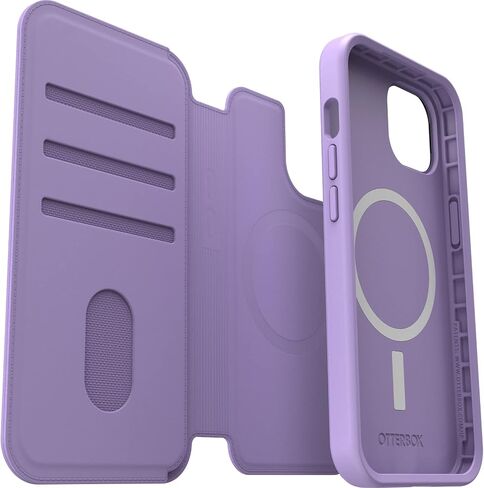 otterbox محفظة Folio القابلة للفصل (حالة تباع بشكل منفصل) لـ Magsafe - iPhone 15 و iPhone 14 - أنا أرجواني (أرجواني) in Kuwait
